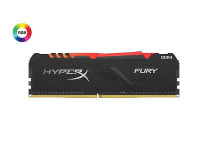 Kingston HyperX Fury 8GB 288-Pin DDR4 SDRAM DDR4 3200 (PC4 25600) Desktop Memory Model HX432C16FB3A/8