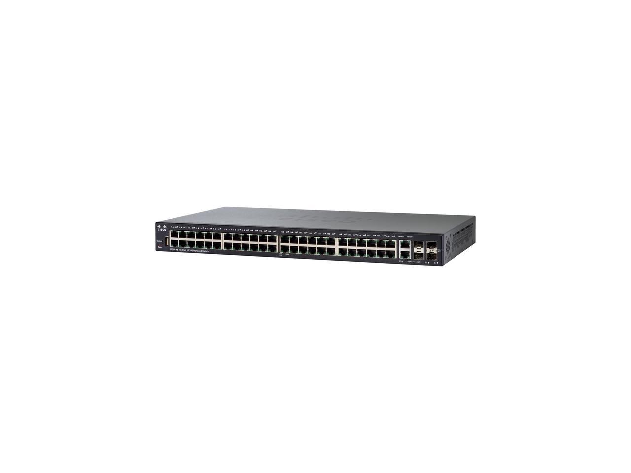 Cisco SF350-48-K9-EU SF350-48 48-Port 10 100 Managed Switch