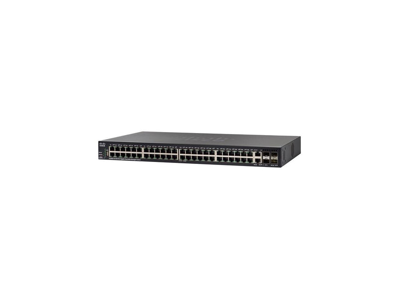 Cisco SG350X-48P 48-Port Gigabit PoE Stackable Managed Switch