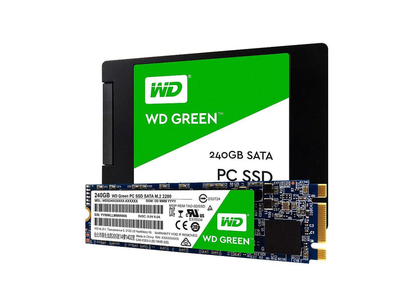 WD Green 2.5" 240GB SATA III Internal Solid State Drive (SSD) WDS240G1G0A