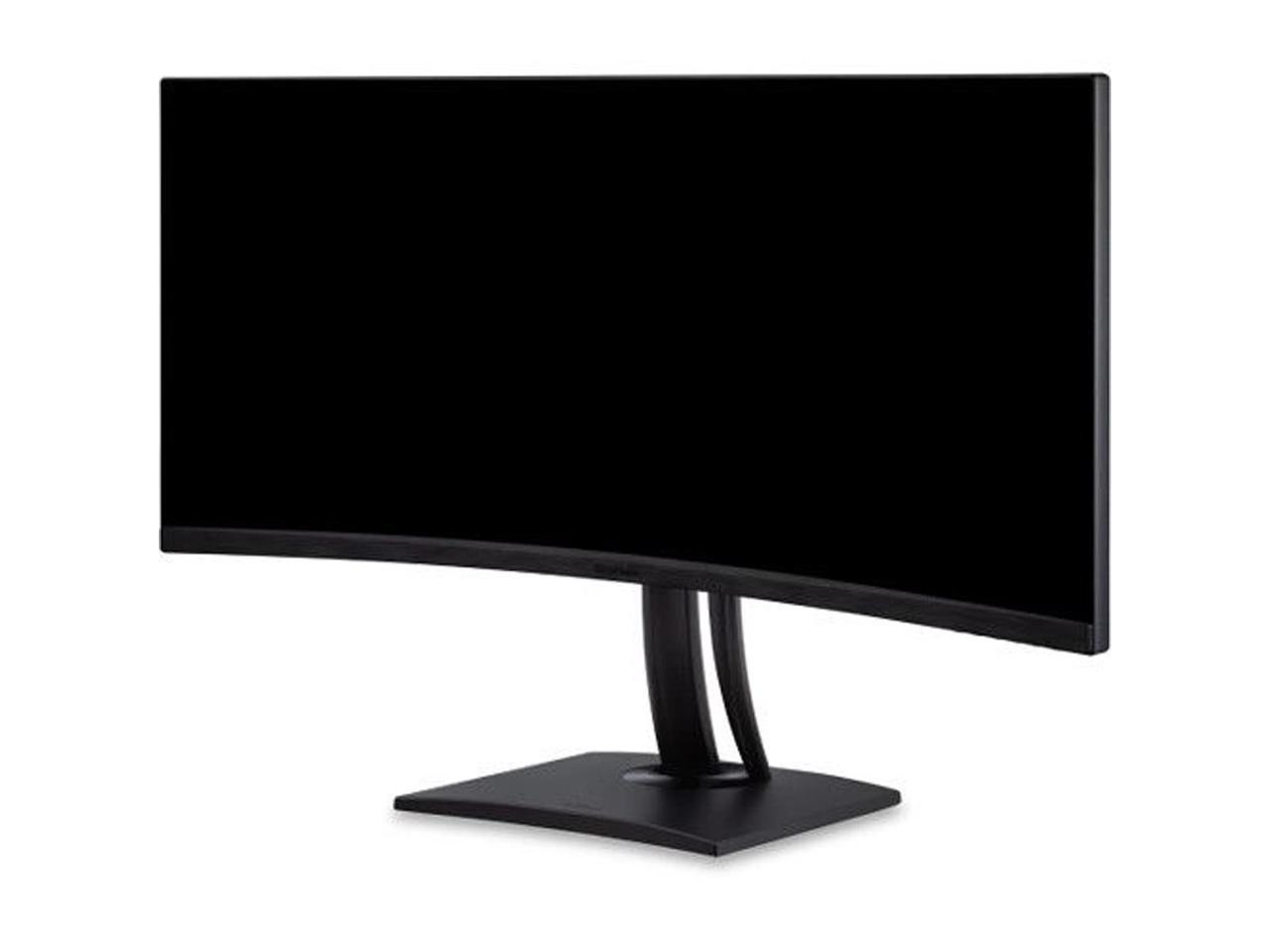 ViewSonic VP3881A 38 Inch IPS WQHD+ Curved Ultrawide Monitor with ColorPro 100% sRGB Rec 709, Eye Care, HDR10 Support, USB C, HDMI, USB, DisplayPort for Professional Home and Office