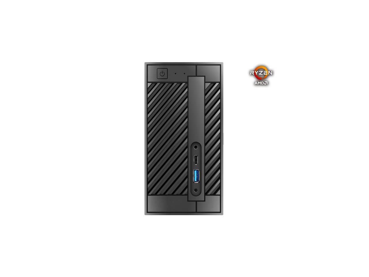 ASROCK NT-DESKMINI A300W ASRock NT-DESKMINI A300W AMD AM4/ DDR4/ WiFi/ A and V and GbE/ Mini PC Barebone System