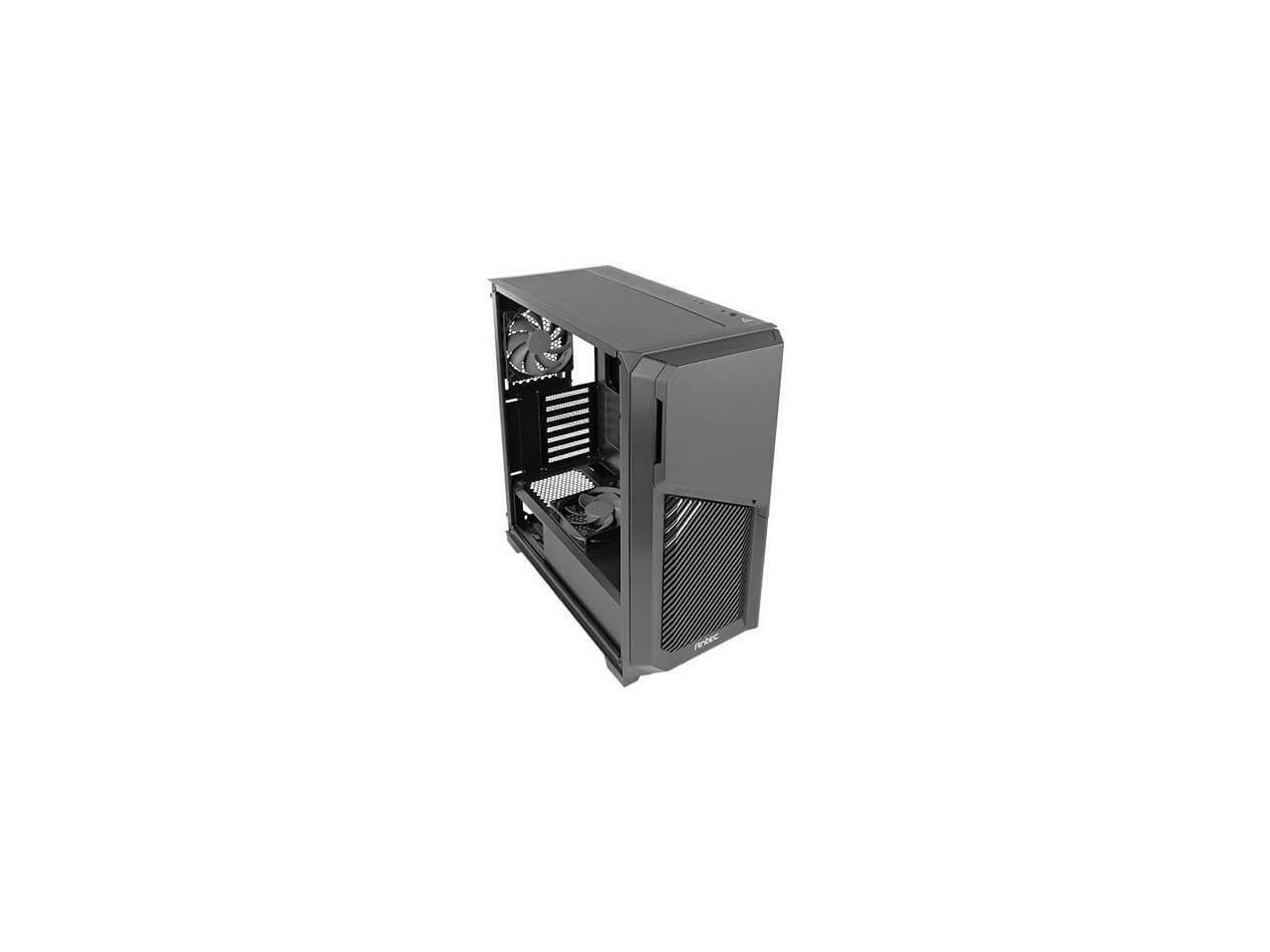 Antec Dark Phantom DP502 FLUX, Mid Tower ATX Gaming Case, Tempered Glass Side