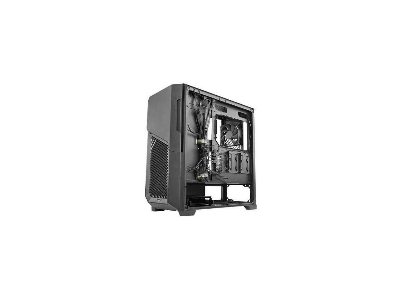 Antec Dark Phantom DP502 FLUX, Mid Tower ATX Gaming Case, Tempered Glass Side