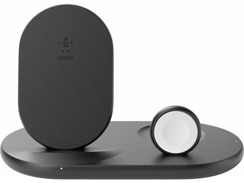 Belkin - BOOST CHARGE3-in-1 Wireless Charger For iPhone + Apple Watch + Air...
