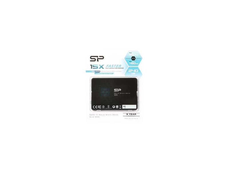 Silicon Power S55 2.5" 240GB SATA III TLC Internal Solid State Drive (SSD) SP240