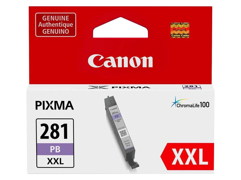 Canon - CLI-281 XXL High-Yield - Photo Blue Ink Cartridge - Photo Blue