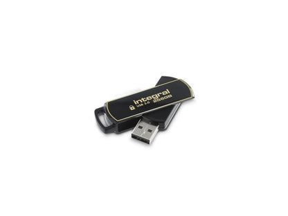 256GB Integral Secure 360 Encrypted USB3.0 Flash Drive (256-bit AES Encryption)
