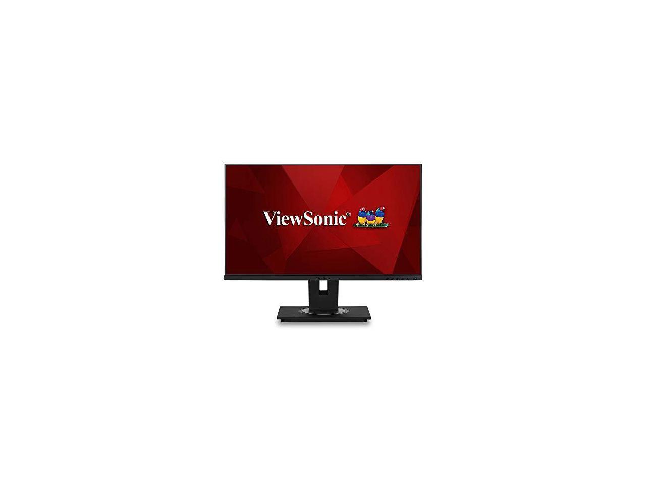 ViewSonic VG2455-2K 24" Quad HD 2560 x 1440 2K HDMI DisplayPort USB 3.1 Type-C Built-in Speakers USB 3.0 Hub Anti-Glare Backlit LED IPS Monitor