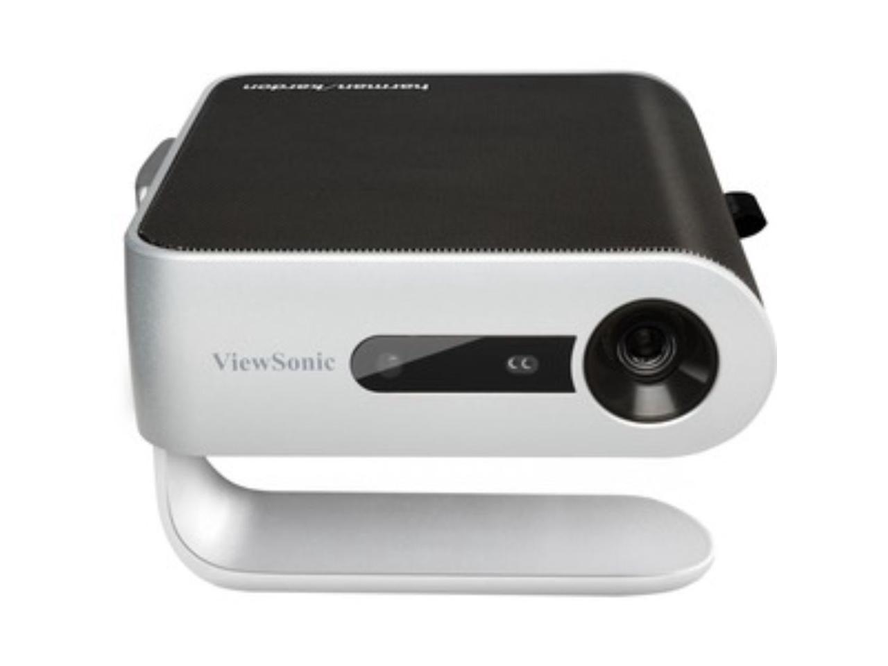 ViewSonic M1 Portable Projector with Dual Harman Kardon Speakers, HDMI, USB C and Built-in Battery