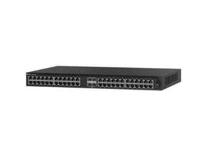 Dell PowerSwitch N1148T-ON Switch - 48 Ports - Manageable - 2 Layer Supported - Modular - Optical Fiber, Twisted Pair - 1U High - Rack-mountable