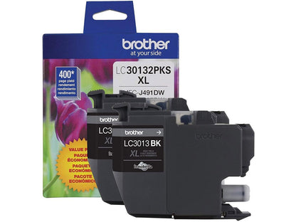 Brother LC30132PKS High YIeld Ink Cartridge - Dual Pack - Black