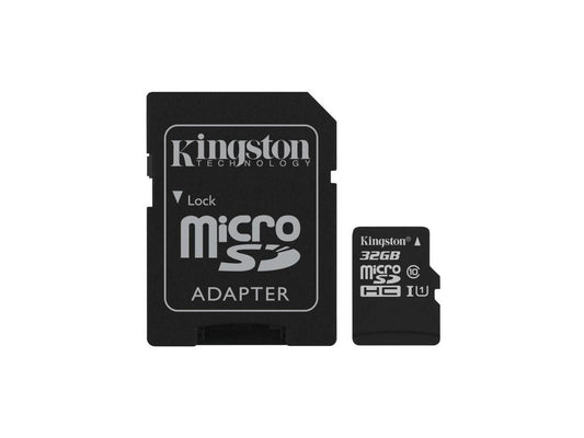 Kingston Technology Canvas Select 32GB Class 10 UHS-I microSDHC Memory Card with SD Adapter