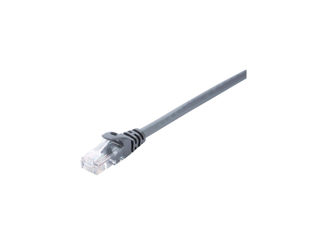 V7 Grey Cat6 Unshielded (Utp) Cable Rj45 Male To Rj45 Male 2M 6.6Ft