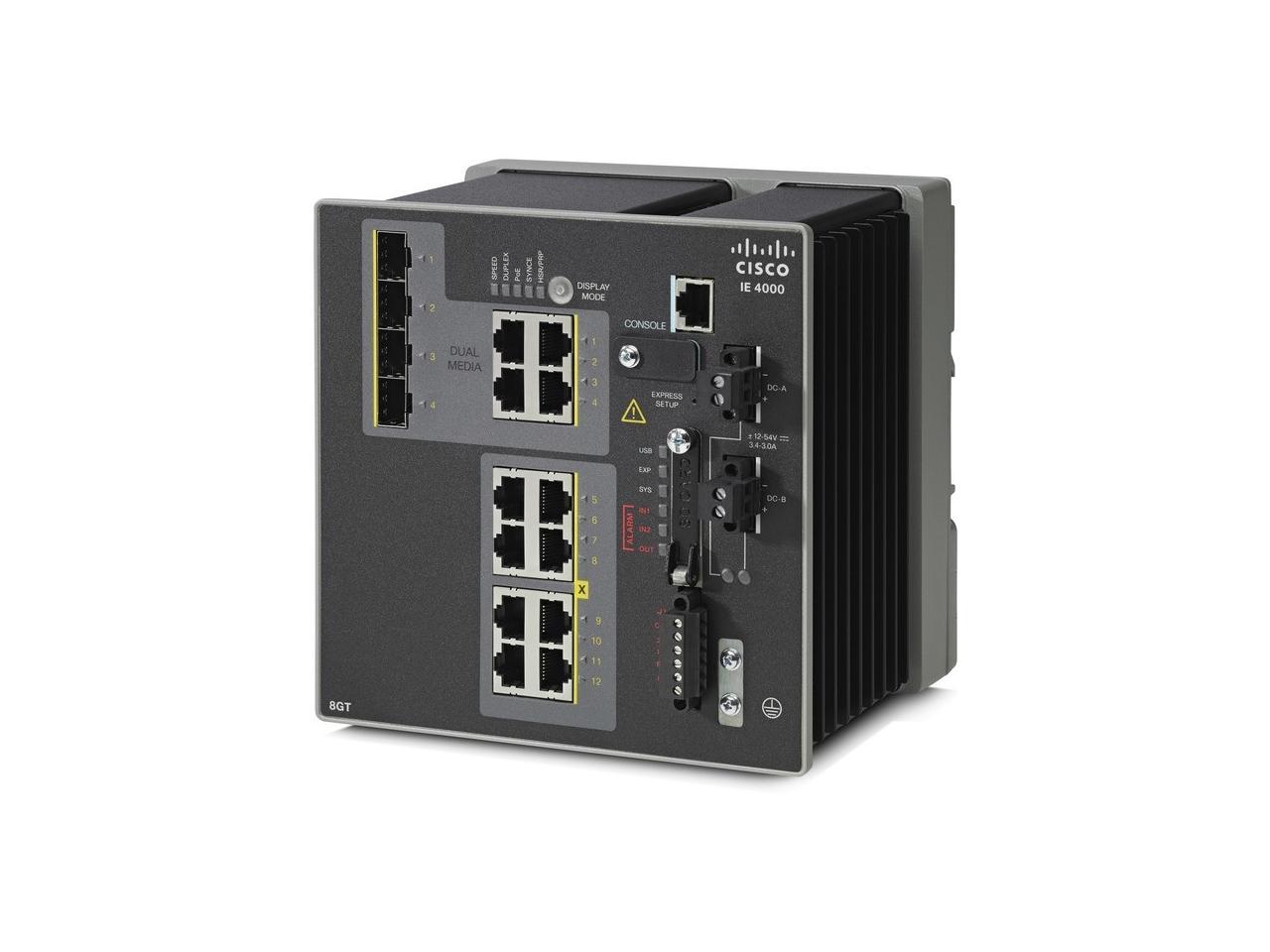 Cisco IE-4000-8GT4G-E IE 4000 8XRJ45 10/100/1000 4X1G COMBO