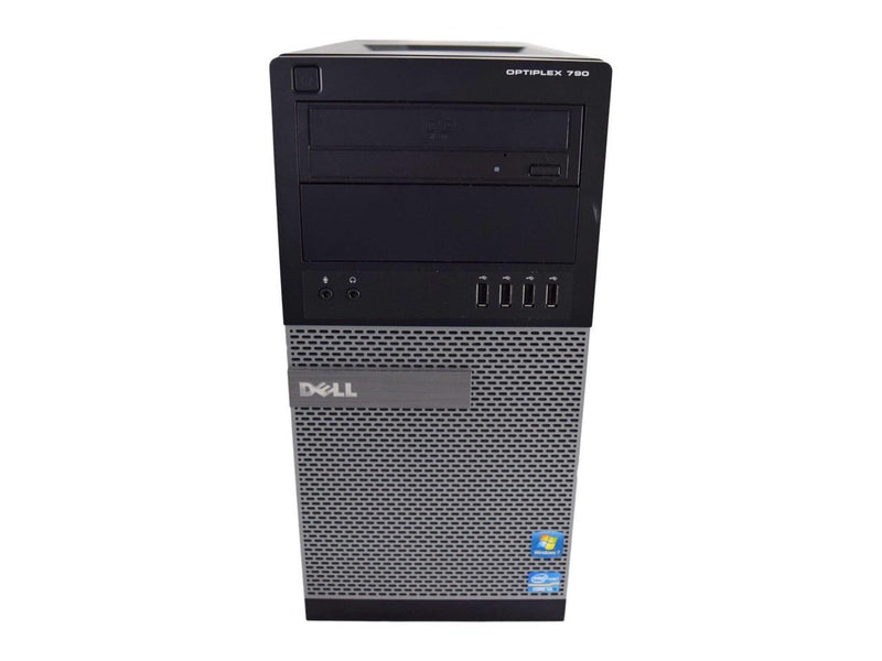 Dell Optiplex 790 MT PC - Intel Core i5 2400 2nd Gen 3.1 GHz 8GB 250GB HDD DVD-RW Windows 10 Pro 64-Bit