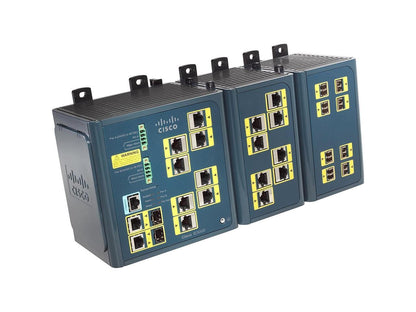 Cisco Industrial Ethernet 3000 Series - Switch - 8 Ports - Managed - DIN Rail Mountable (IE-3000-8TC-E)