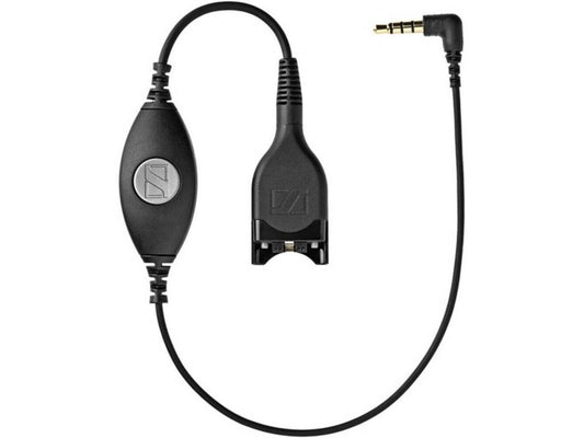 SENNHEISER 506090 ADAPTER CABLE HOOK SWITCH AND 3.5MM JACK-CONNECTS TO