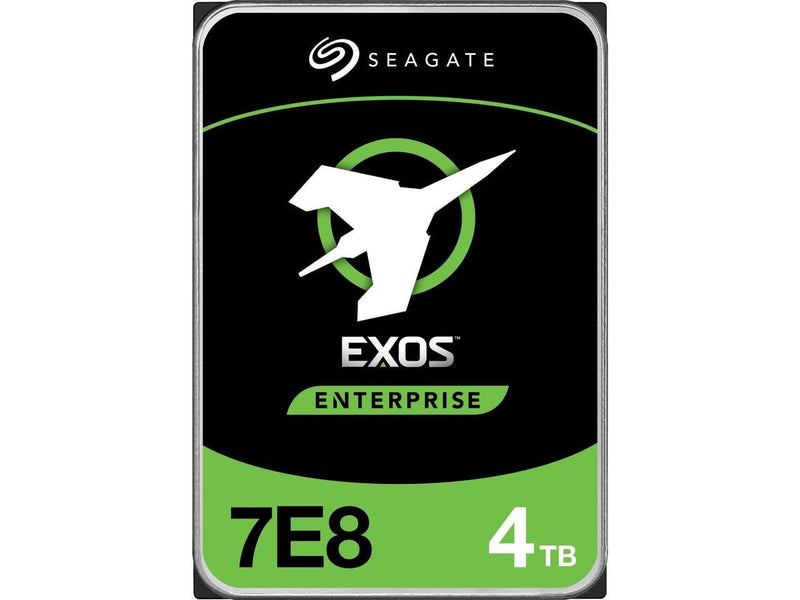 Seagate Exos 7E8 Enterprise 4TB 7200RPM 256MB 512N SATA 6Gb/s 3.5" Internal Hard Drive - ST4000NM000A