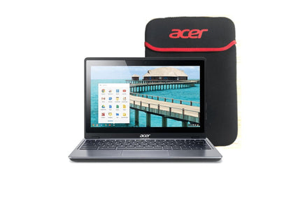 Acer C720P-2625 11.6" Chromebook Intel 2955U 1.40GHz Dual Core 4GB DDR3 16GB SSD
