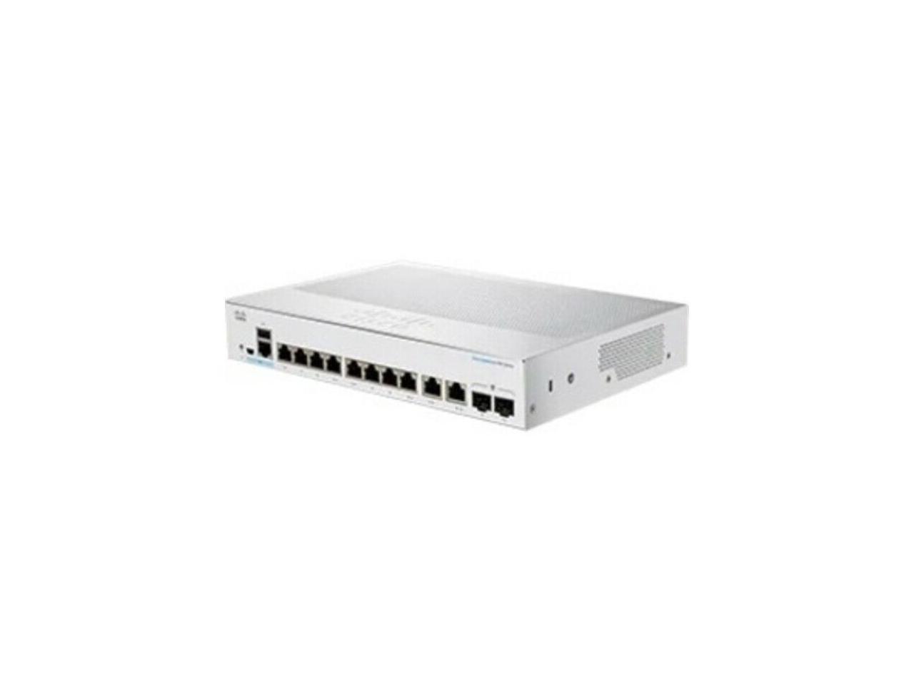 Cisco 350 CBS350-8T-E-2G 8-Port SFP L2 Managed Ethernet Switch CBS3508TE2GNA