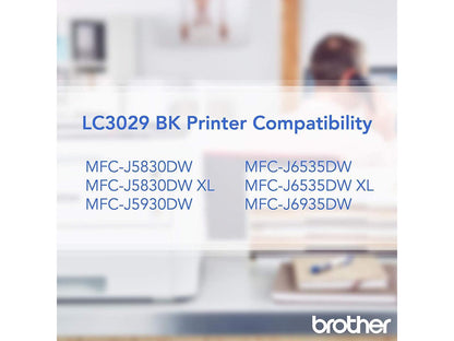 Brother LC3029BK Super High Yield Ink Cartridge - Black