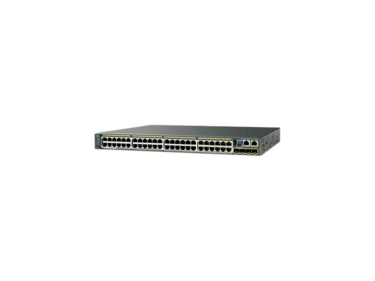 CISCO 2960 WS-C2960S-48LPS-L-RF Managed Switch