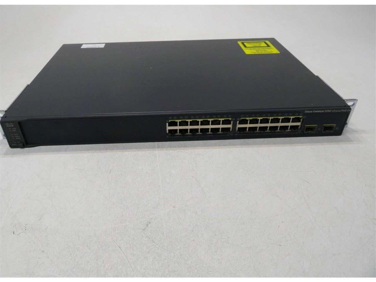 Cisco Catalyst 3560 V2 PoE-24 WS-C3560V2-24PS-S V05 24-Port Ethernet Switch