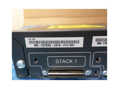 Cisco Catalyst WS-C3750G-24TS-E1U 24-Port + 4 SFP Gigabit Managed Switch