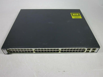 Cisco Catalyst 3750 PoE-48 WS-C3750-48PS-S 48 Port Managed PoE Ethernet Switch