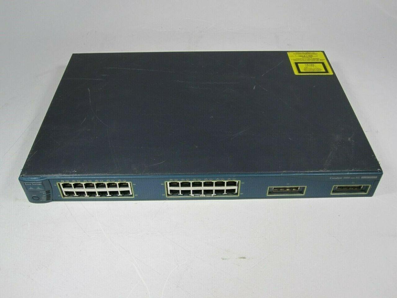 Cisco Catalyst 3500 Series XL WS-C3524-PWR-XL-EN 24 Port Managed PoE Switch